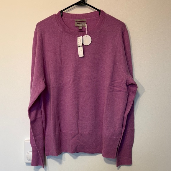 J. Crew Cashmere Classic-Fit Crewneck Sweater - Picture 2 of 6